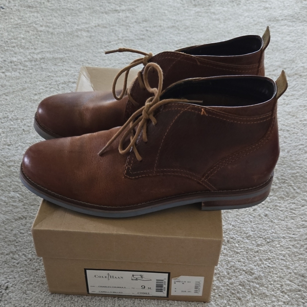 Cole Haan Brown Chukka Boots